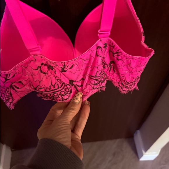 Lane Bryant Pink Lace Push-Up Bra - Picture 4 of 5
